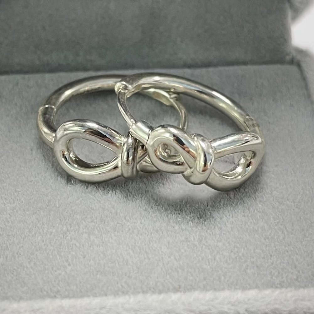 Pandora Infinity Knot Hoop Earrings - Picture 1 of 3